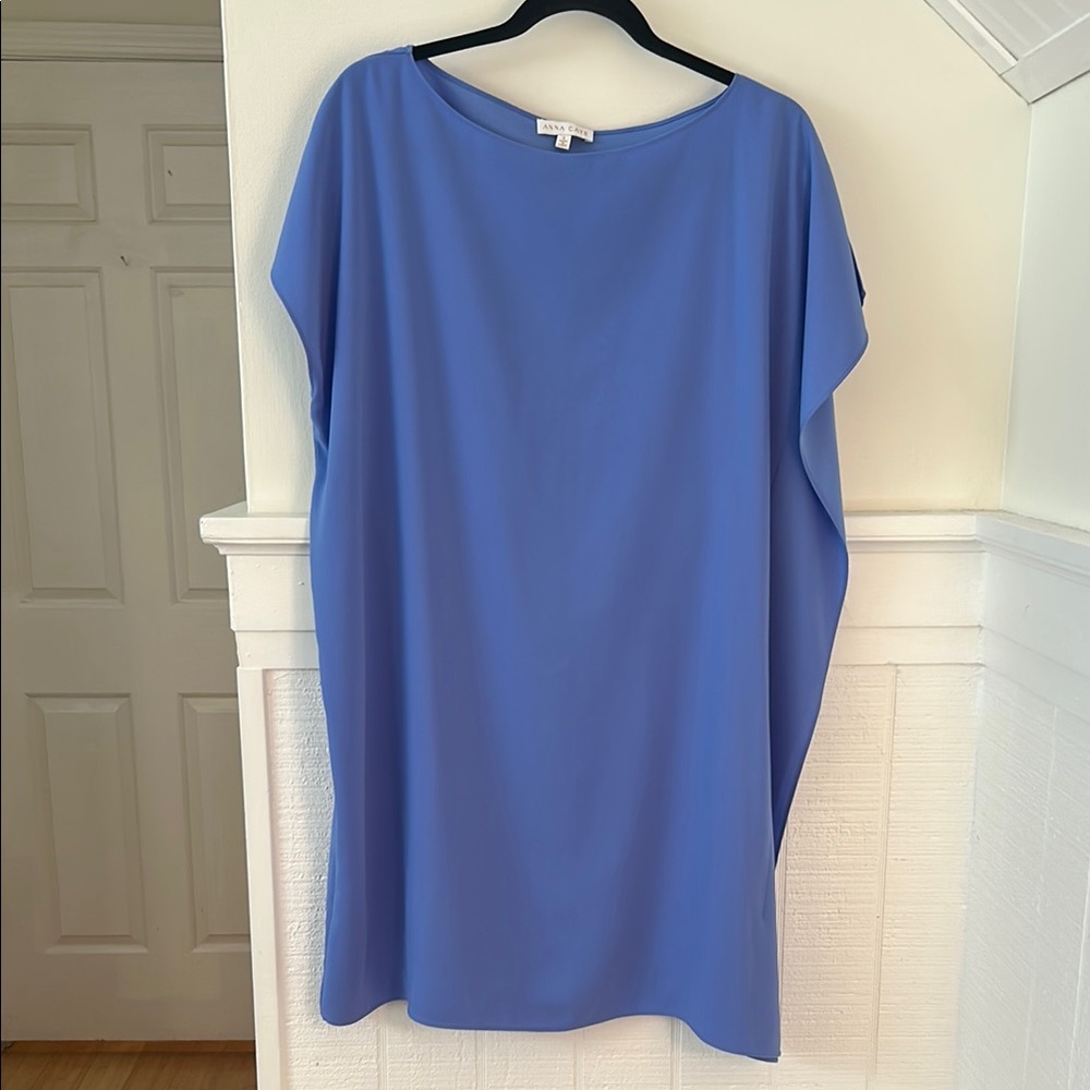 Elegant Blue Mini Dress